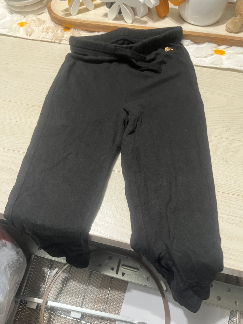 Kids Black Knit Bottoms - Unbranded